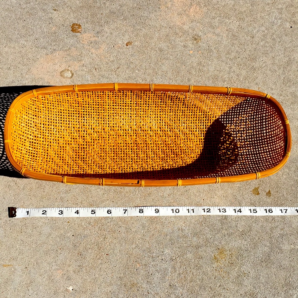 Large Long Bamboo Basket